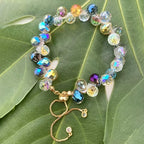 50pcs Teardrop Glass Beads 8x10mm Assorted Hues Sparkling Craft Supplies