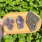 100g Purple Crystal Clusters Raw Mineral for Home Decor & Crafting