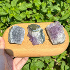 100g Purple Crystal Clusters Raw Mineral for Home Decor & Crafting