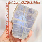 Moonstone Crystal Slice Flashy Rainbow Iridescence Oval Meditation Stone