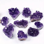 8g Violet Quartz Crystal Geode Cluster Druzy Crystal for Home Decor