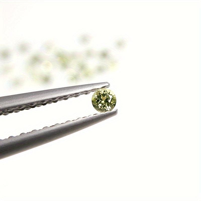 1pc Olive Greenish Round Cut 2-10mm for Jewelry Making August Birthstone