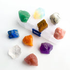 10pcs Natural Crystals Set - Large Gemstones in Boxes - Great for Gifts