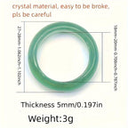 JXMYBA Natural Agate & Ring - Perfect Love Gift