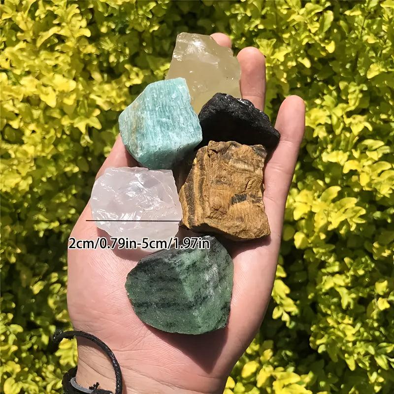 12pcs Crystal Raw Stone Set Bohemian