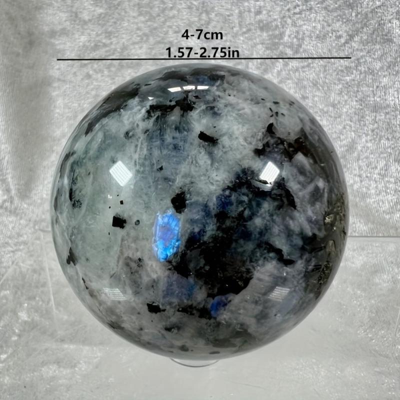 1pc Rainbow Moonstone Ball Home Decor Ornaments