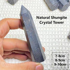 Natural Shungite Tower for Reiki Balance & Meditation