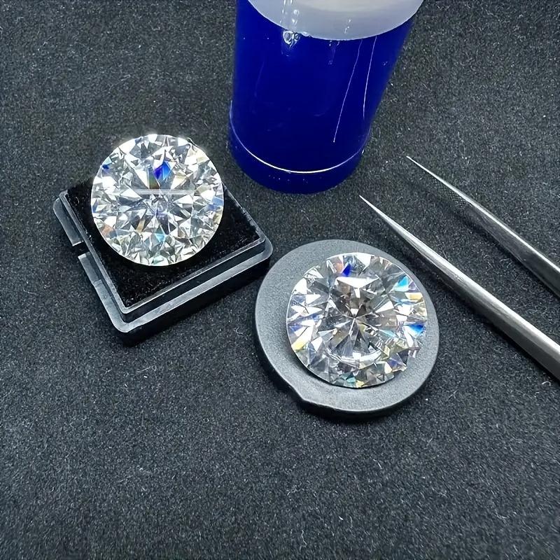 12 Sets of D Round Glass Gems - DIY Jewelry Making Accessories