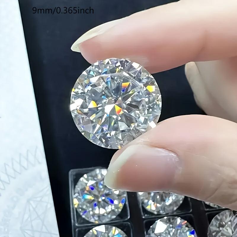 12 Sets of D Round Glass Gems - DIY Jewelry Making Accessories