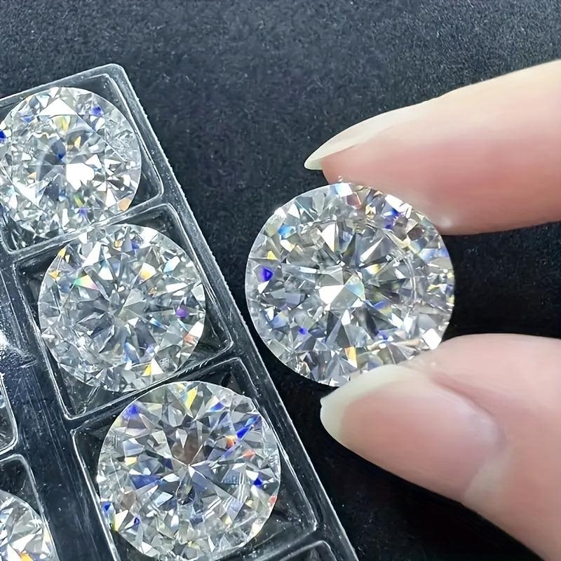 12 Sets of D Round Glass Gems - DIY Jewelry Making Accessories