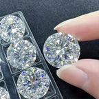 12 Sets of D Round Glass Gems - DIY Jewelry Making Accessories