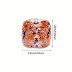 10mm AAAAA Square Brilliant CZ Stone Silvery