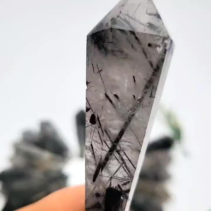 Rutile Crystal Scepter Quartz Tower for Home Decor