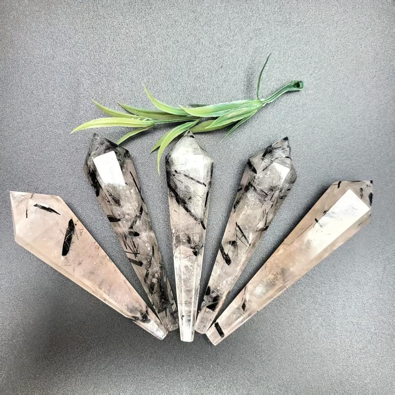 Rutile Crystal Scepter Quartz Tower for Home Decor