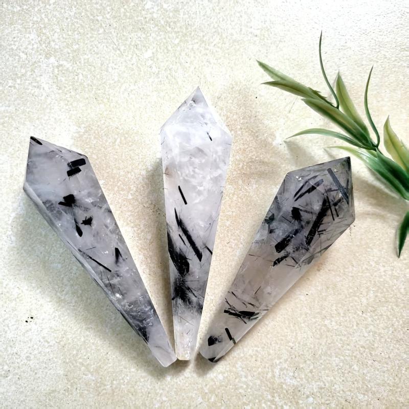 Rutile Crystal Scepter Quartz Tower for Home Decor