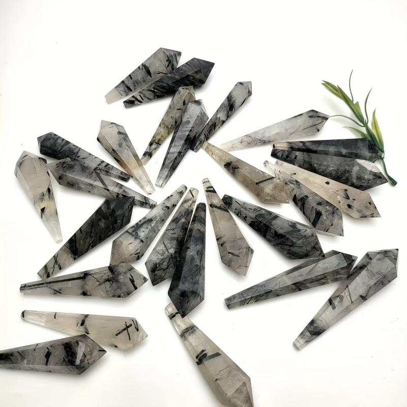 Rutile Crystal Scepter Quartz Tower for Home Decor