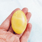 Natural Topaz Crystal Calcite Pocket Stone for Home Decor