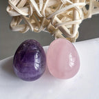 10pcs Polished Crystal & Rose Quartz Gemstones for DIY Jewelry Making