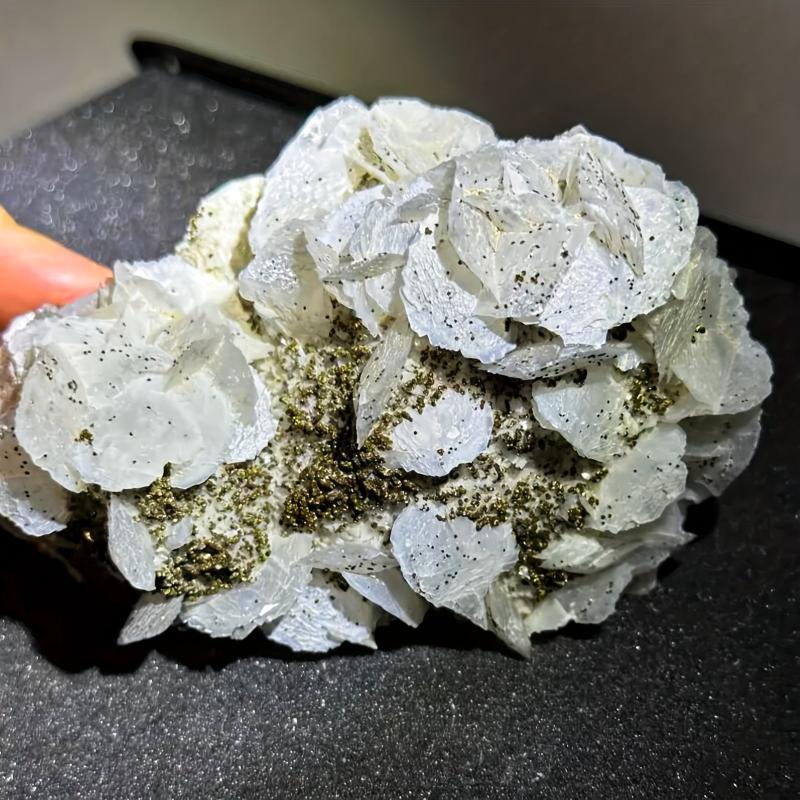 Natural Pyrite Calcite Fluorite Crystal Cluster for Home Decoration