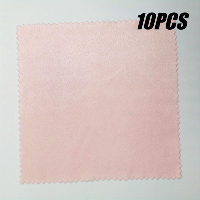 10pcs Polishing Cloths for Jewelry Care & Cleansing