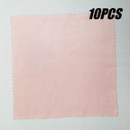 10pcs Polishing Cloths for Jewelry Care & Cleansing