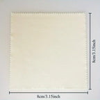 10pcs Polishing Cloths for Jewelry Care & Cleansing