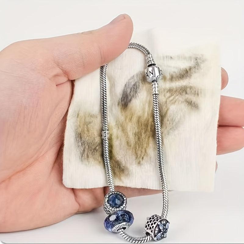 10pcs Polishing Cloths for Jewelry Care & Cleansing