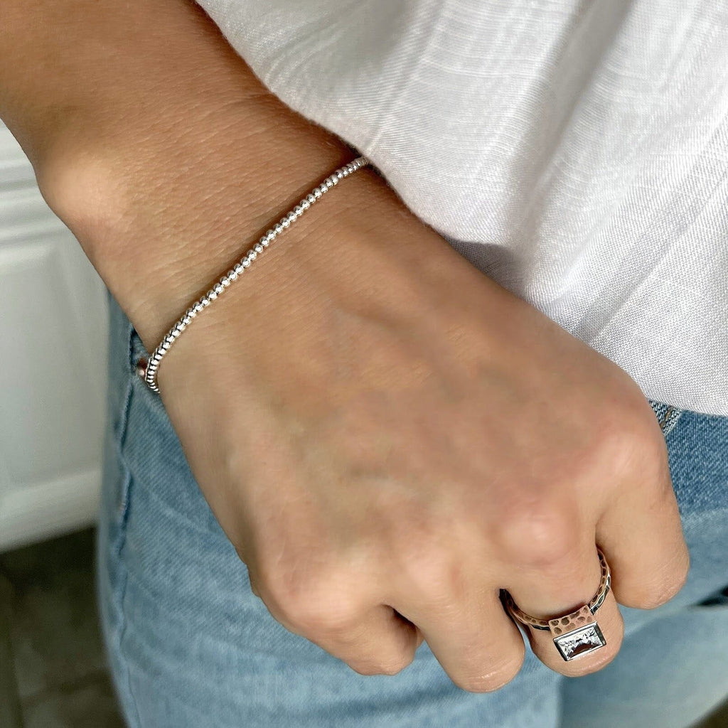 Beaded Stack Bracelet - 2mm