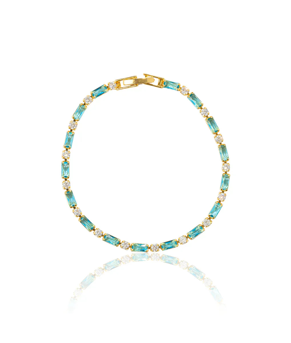 Turquoise Gold Bracelet