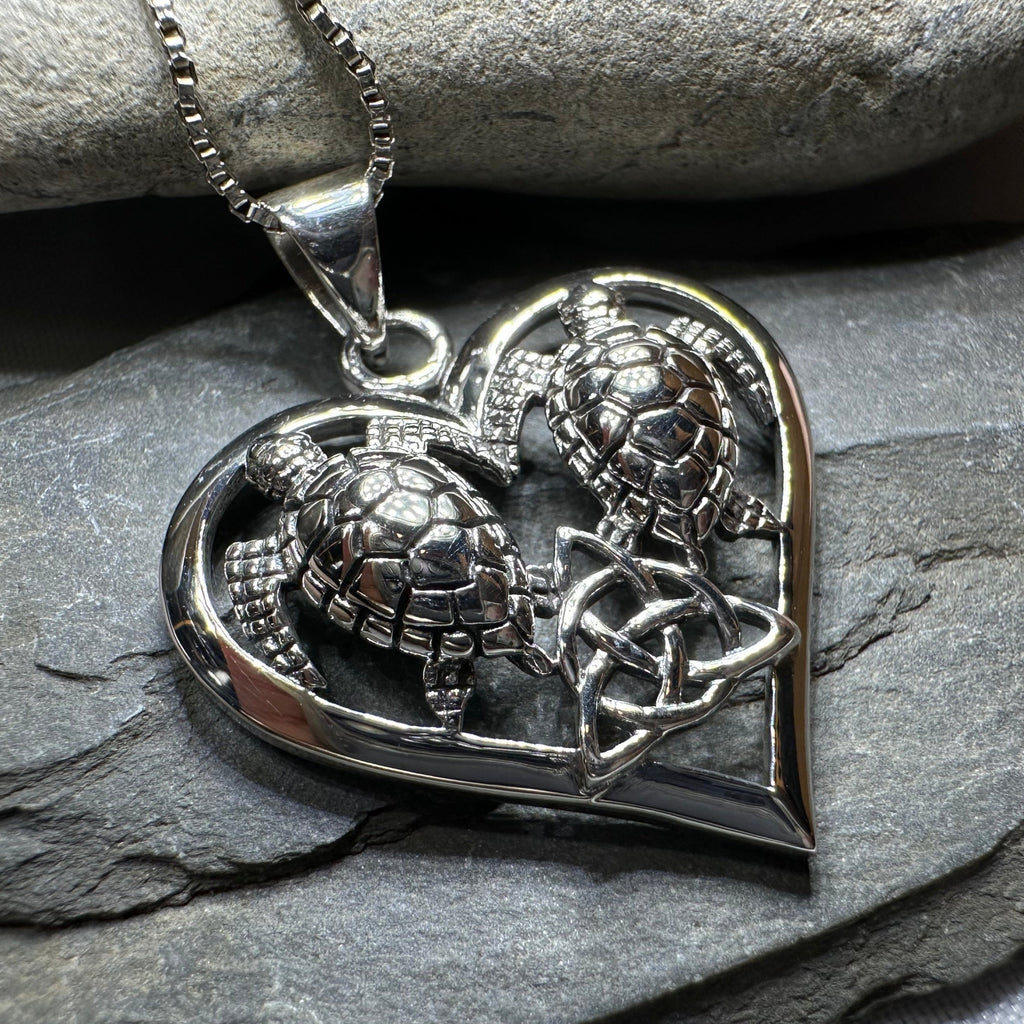 Celtic Turtle Lovers Necklace