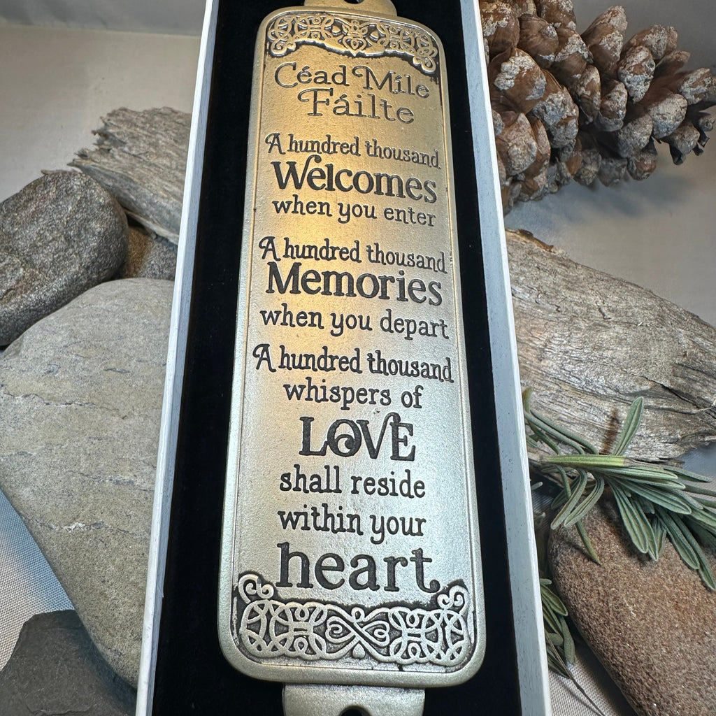 Irish Welcome Door Plaque
