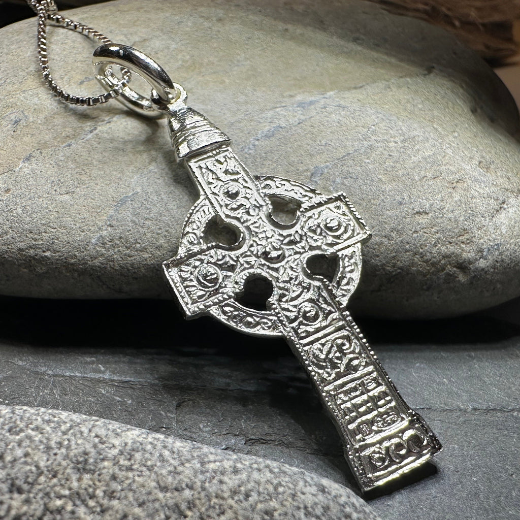 Artisan Irish Ahenny Cross Necklace