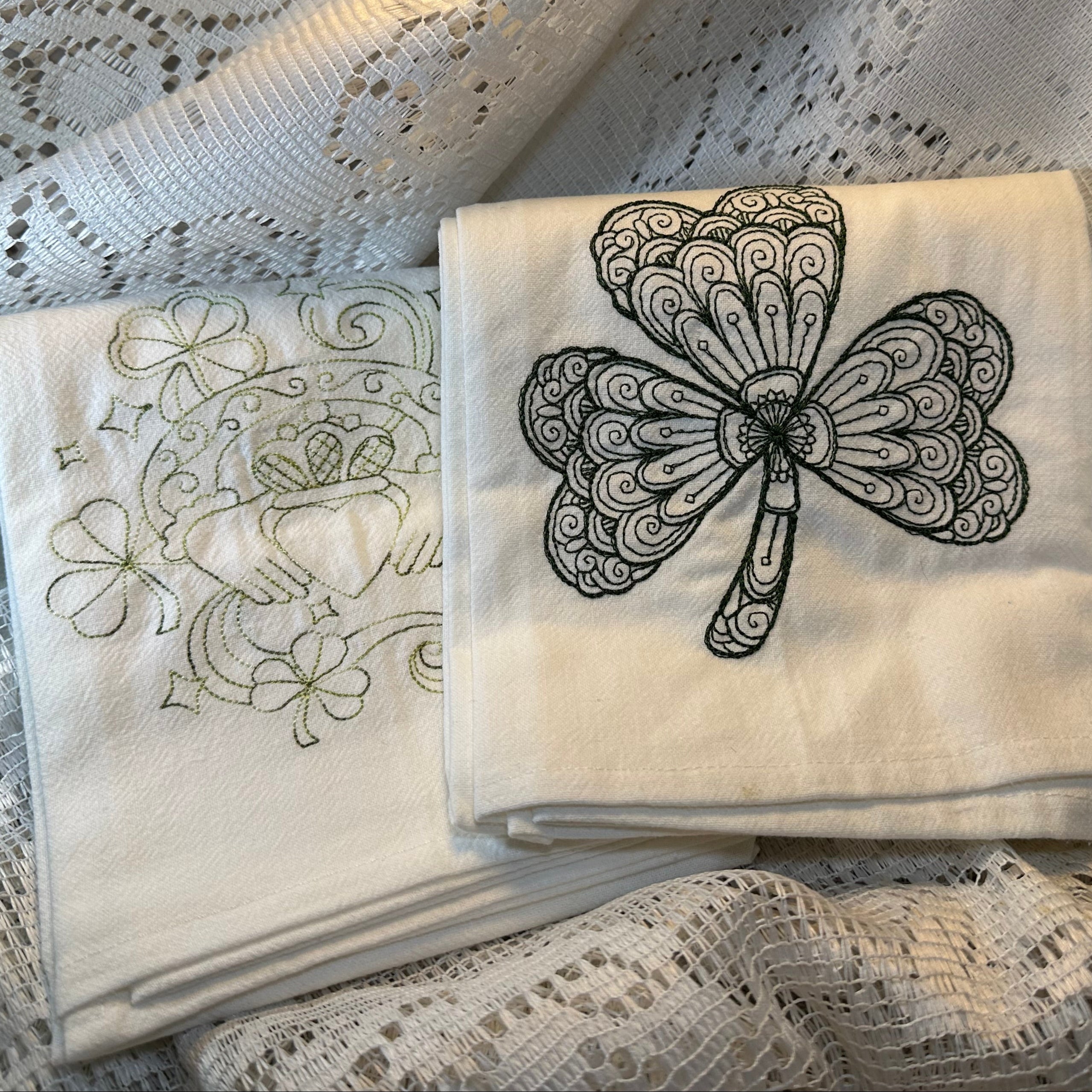 Handmade Irish Tea Towel Set