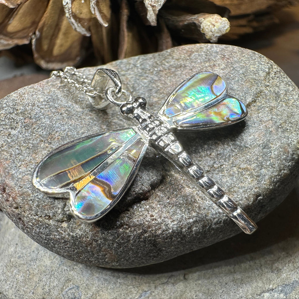 Shimmering Dragonfly Necklace