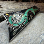 Long Celtic Dragon Brooch