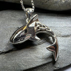Celtic Shark Necklace