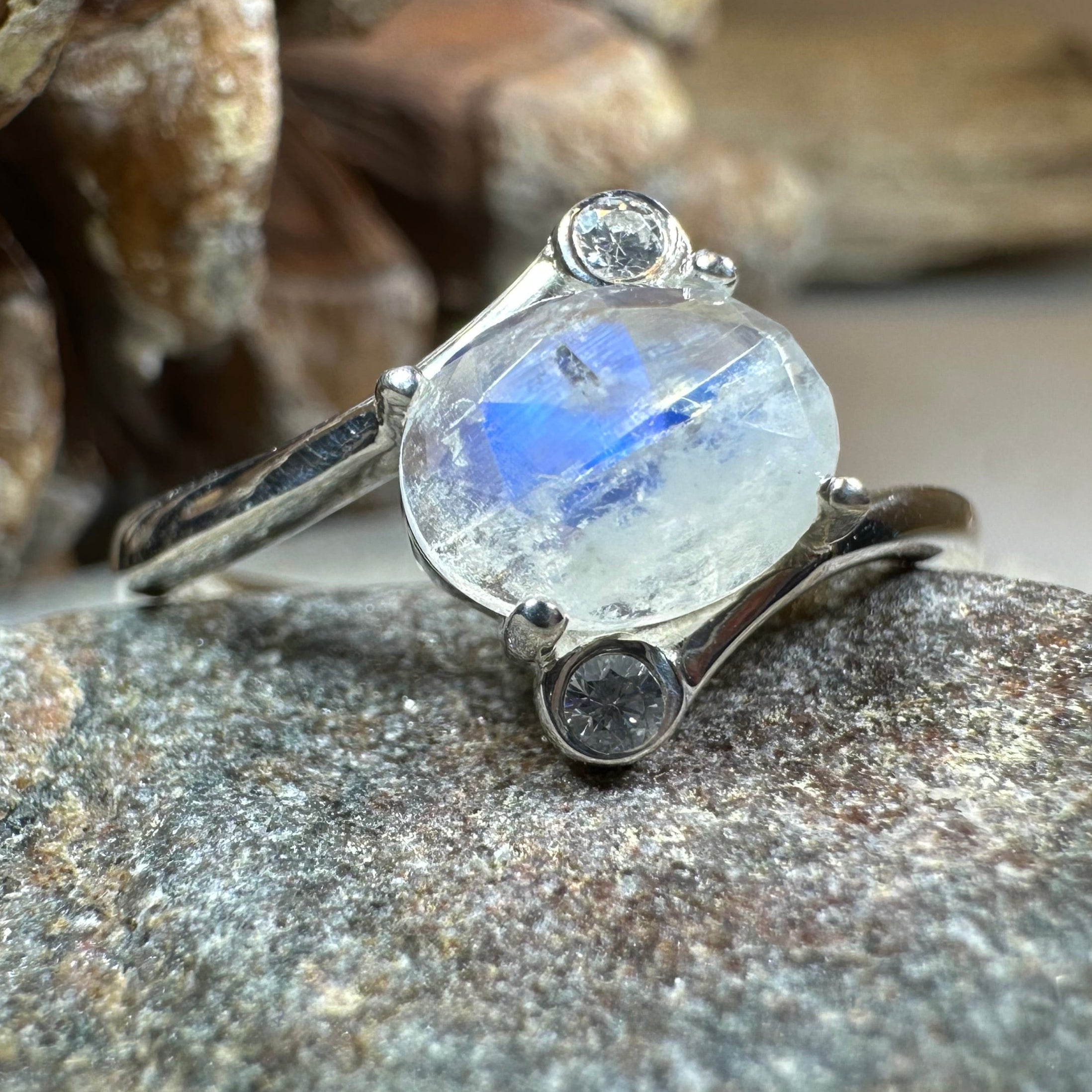 Lysandra Moonstone Ring