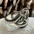 Trinity Knot Heart Ring