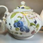 Wild Berries Fine China Teapot