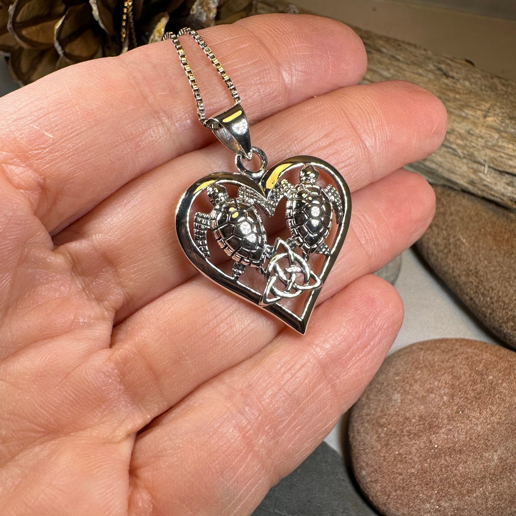 Celtic Turtle Lovers Necklace