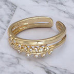 Eva Olive Branch Vine Ring