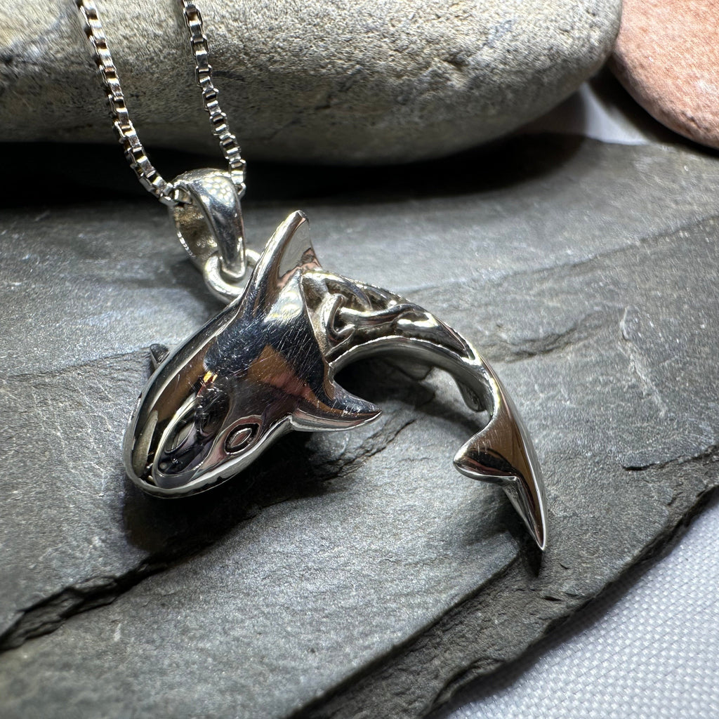 Celtic Shark Necklace
