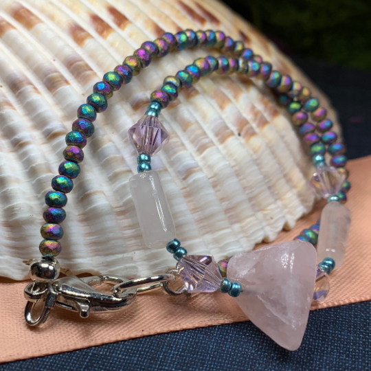 Rose Quartz Ankle Bracelet