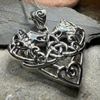 Celtic Wolf Love Necklace
