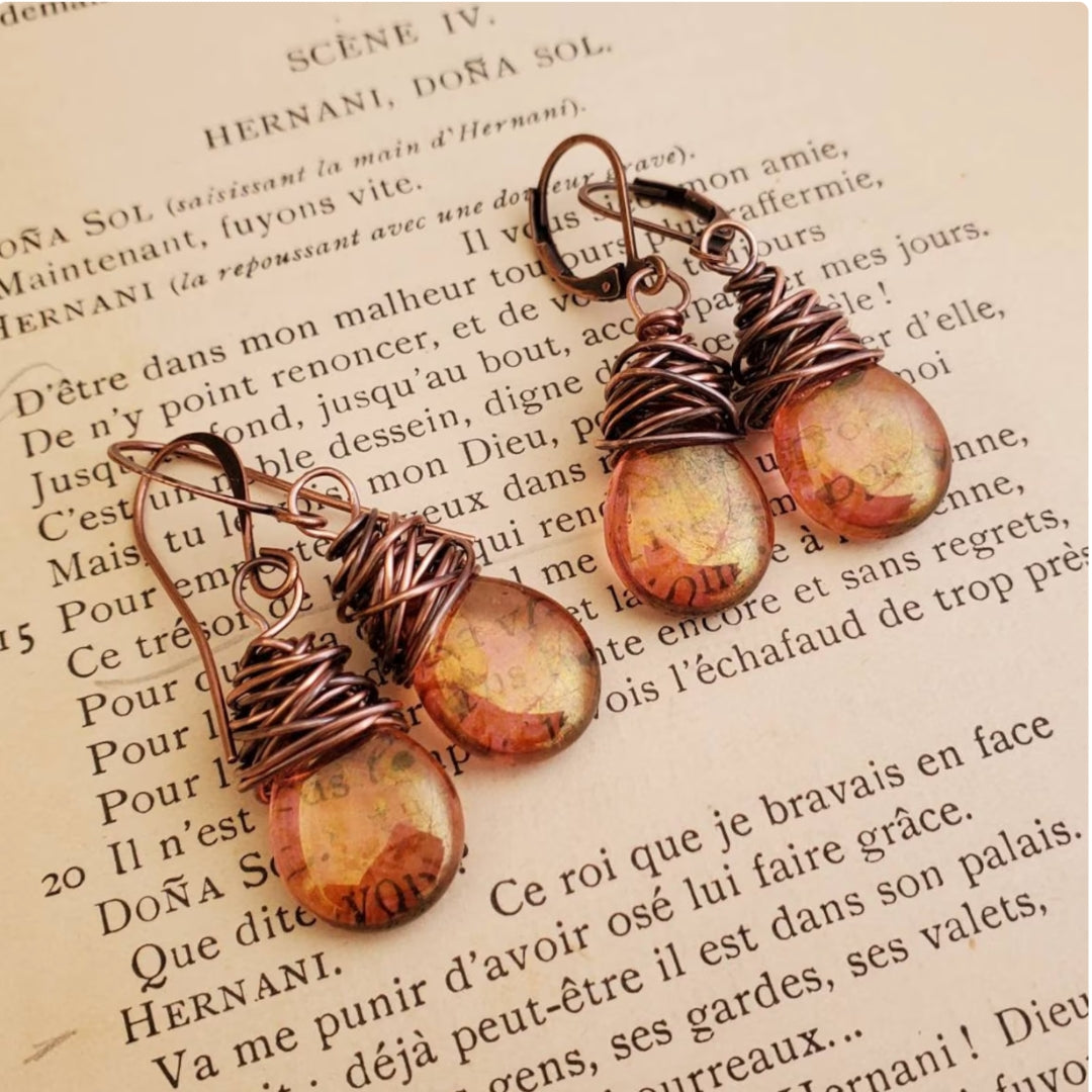 Moira - Retro Firefly Earrings