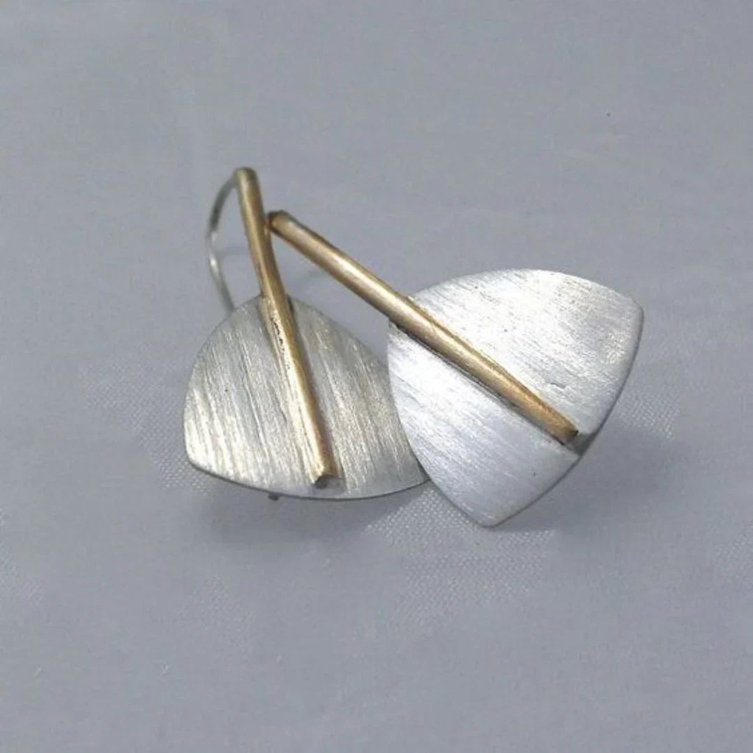 Vintage Silver Gold Plated Earrings