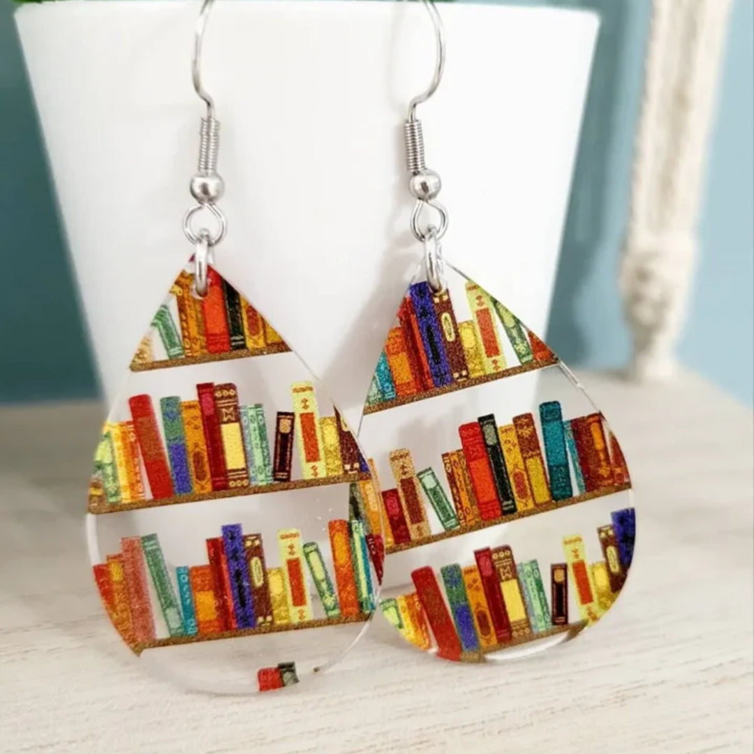 Vintage Colorful Water Drop Earrings