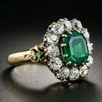 Green Gem 14K Gold Crystal Ring