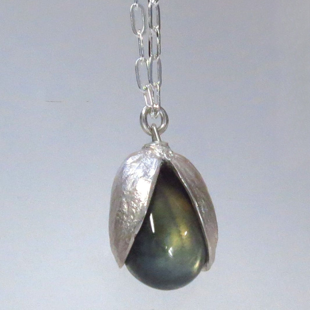 Pistacho Sterling Silver Necklace