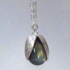 Pistacho Sterling Silver Necklace